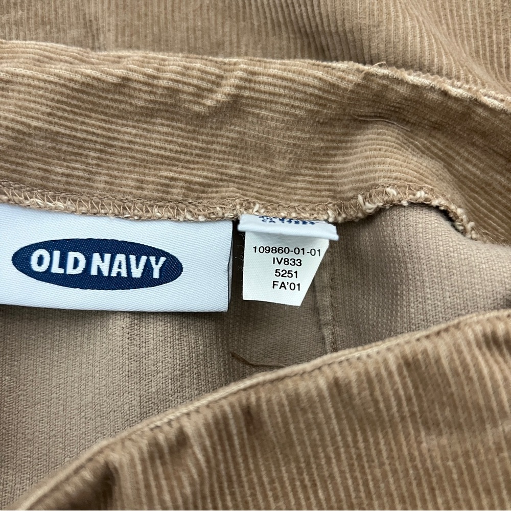 Old Navy Vintage Women’s Tan Corduroy Skirt w. Pockets Size 8 - Picture 4 of 4